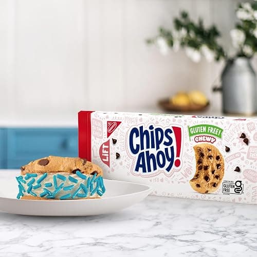 CHIPS AHOY! Chewy Gluten Free Fudgy Chocolate Chip Cookies, 9.75 oz (Pack of 2) thumbnail 8