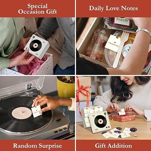 STOFINITY Mini Love Notes For Him - Happy Anniversary Card For Him Or Her, Record Love Card Letter Box For Couple, Romantic Valentines Day Card For Husband Wife, Cute Gifts For Boyfriend Girlfriend thumbnail 5