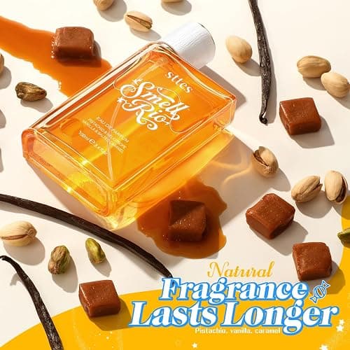 Sttes Perfume 02# (Original 602 Irresistible Sunshine)– Long-Lasting Hair Perfume for Women with Vanilla, Salted Caramel & Gourmet Notes – Sweet Scentual Fragrance Eau de Parfum 100ml (3.4 fl oz) thumbnail 3