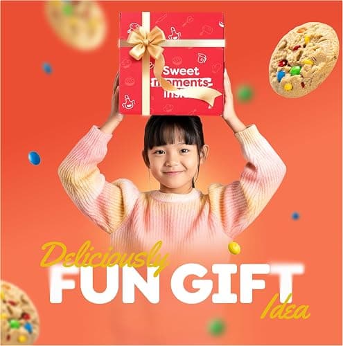 Baketivity Yum&M Jumbo Cookies Kids Baking Kit | DIY Activity with Pre-Measured Ingredients, Real Fun Little Junior Chef Essential Kitchen Lessons and Easy to Follow Recipe thumbnail 6