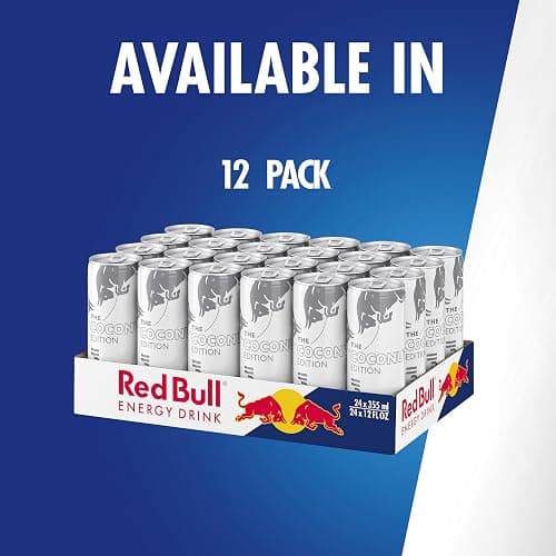 Red Bull Coconut Edition Energy Drink, Coconut Berry, with 114mg Caffeine plus Taurine & B Vitamins, 12 Fl Oz, Pack of 24 Cans thumbnail 9