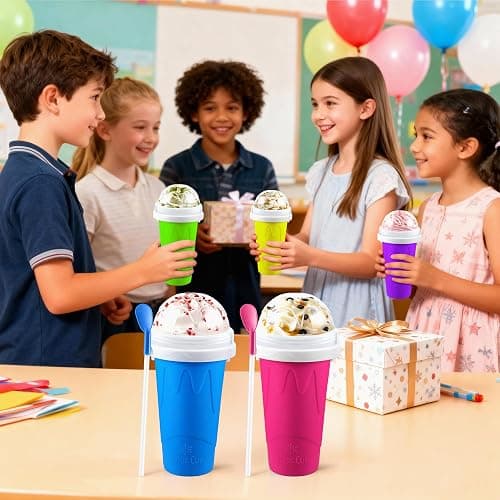 RELPOM Slushie Cup, Funny Slushy Maker Cups, Cool Stuff Things Gadgets, Stocking Stuffers White Elephant Gifts Party Favors, Valentine Classroom Gifts and Prizes for Boys Girls Teens Students thumbnail 2