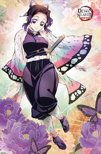 Demon Slayer: Hashira Training - Shinobu Wall Poster, 34L" x 22.4W", Premium Unframed Version - Image 1