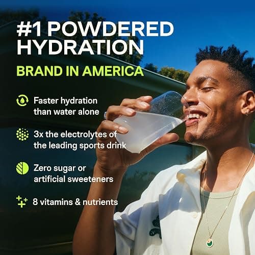 Liquid I.V. Sugar Free Electrolytes Hydration Packets, Ring Pop, 14 Count | Scientifically Formulated | Clinically Proven Hydration | Zero Sugar | No Artificial Sweeteners | Non-GMO | Powder Drink Mix thumbnail 3