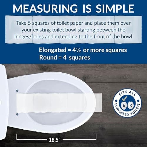 Little2Big Toilet Seat with Built-In Toddler Potty Training Seat, Slow Close, Easy to Install, Made in USA, ELONGATED, White thumbnail 10