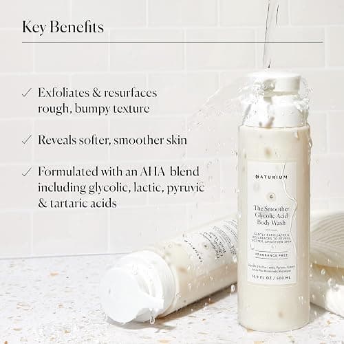 Naturium The Smoother Glycolic Acid Exfoliating Body Wash, Soft & Smoothing Cleanser | 16.9 FL OZ / 500 ML thumbnail 7