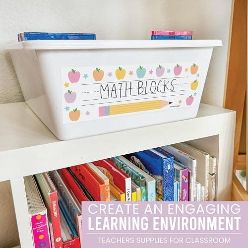 Hadley Designs Desk Name Tags for Classroom - 36 Student Desk Name Plates for Classroom Decor, 9x3 Pastel Nametags Cubby Labels Teacher Supplies, 1st 2nd 3rd Grade Kindergarten Preschool Must Haves thumbnail 8