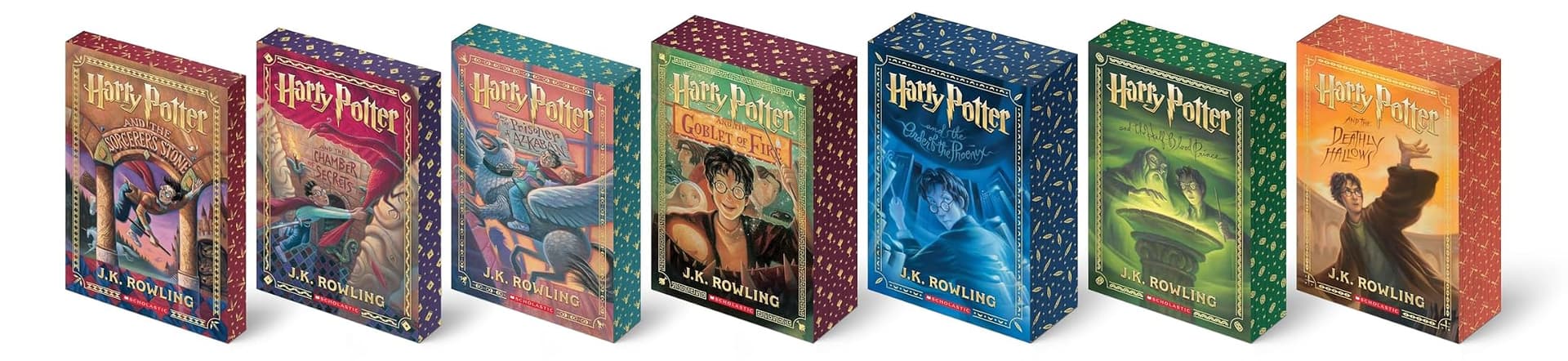 Harry Potter Paperback Box Set Books 1-7 (Deluxe Edition with Stenciled Edges) thumbnail 2