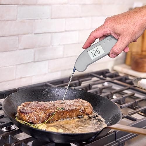 ThermoWorks Thermapen ONE, No. 1 Recommended Instant-Read Thermometer - Cayenne Pepper Red thumbnail 4