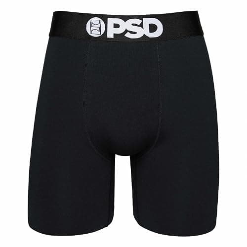 PSD Underwear Mens Boxer Briefs - Solid Basics, Standard Length Pack & Singles, Soft & Breathable Boxer Briefs for Men thumbnail 4
