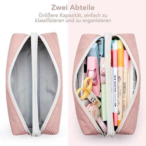 KALIDI Mäppchen Federmäppchen Mädchen Teenager Stiftetasche Stiftemappe Unisex Federtasche Pencil Case Schulmäppchen thumbnail 2