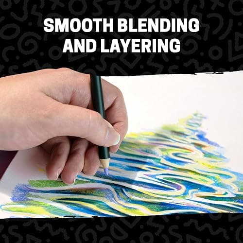 POSCA® Colored Pencils, Soft Core, 48 Count, Ultra-Smooth, Rich Pigment, Vibrant Colors for Blending, Shading & Layering, Adult Coloring & Drawing thumbnail 4