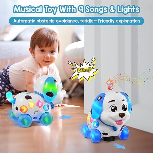 Musical Toy for 1 Year Old Boy Girl, Baby Toys 6-12-18 Months, Puppy Toddler Learning for 1 Year Old Boy Gifts, Bilingual Educational with Music Light, 1st Birthday Gift for Girl, Toddlers thumbnail 5
