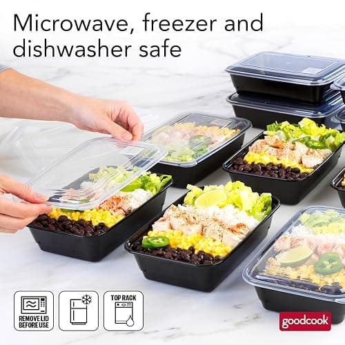 GoodCook Meal Prep Containers, Single thumbnail 3