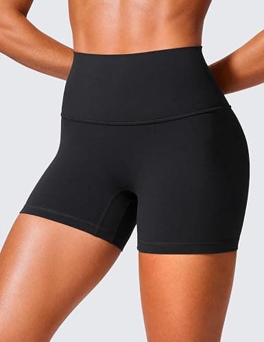 CRZ YOGA Secretsculpt Butterlift Biker Shorts 4" - No Front Seam High Waisted Womens Workout Gym Booty Scrunch Butt thumbnail 5