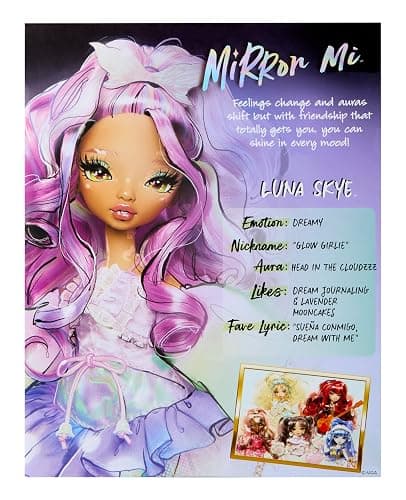 Mirror Mi Luna Skye Fashion Doll with Accessories, Dreamy Emotion Fantasy Doll thumbnail 14