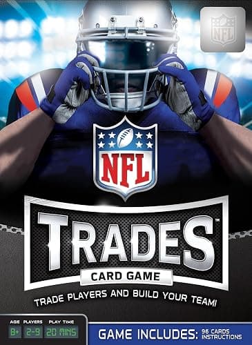 Masterpieces NFL Card Game - Officially Licensed, Fast-Paced Sports Fun - Image 1