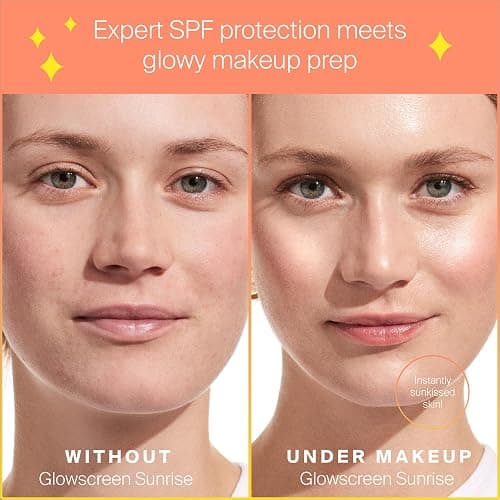 Supergoop! Glowscreen (SPF 40) - 2.5 fl oz - Glowy Primer + Broad Spectrum Sunscreen - Adds Instant Glow - Helps Filter Blue Light - Boosts Hydration with Hyaluronic Acid, Vitamin B5 & Niacinamide - 2.5 Fl Oz (Pack of 1) - Sunrise thumbnail 4