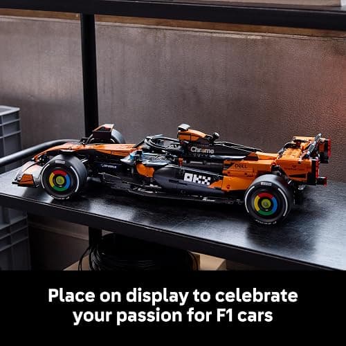 LEGO Technic McLaren MCL39 F1 Car Model Kit for Adults - Collectible Formula 1 Building Set w/ V6 Engine, Differential & DRS Activator - Gift Idea for Racing & Motorsport Fans - 42228 thumbnail 7