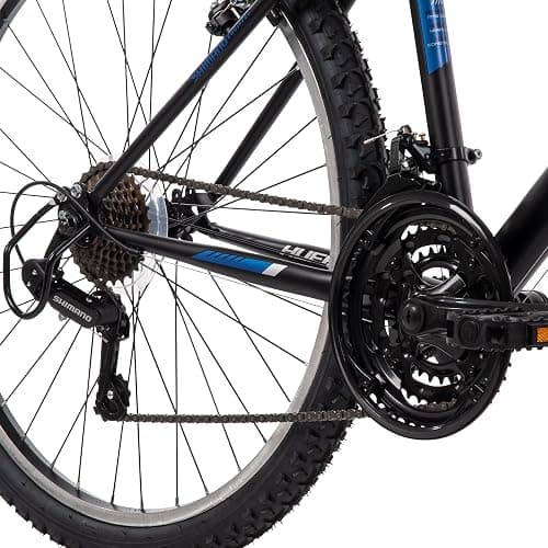 Huffy Stone Mountain Hardtail Mountain Bike for Boys/Girls/Men/Women, 20"/24"/26" Sizes, 6 or 21 Speed Shimano Twist Shifting, Front or Dual Suspension, Comfort Saddle, Sleek Colors thumbnail 8