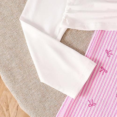 SoLu DAY8 Clothing Girls Set Age 8-13 Years Fall Winter Long Sleeve Top Pullover and Wide Leg Pants Tracksuit Girls Fashion Cute Comfy Casual School Jogging Athletic Sportswear thumbnail 4