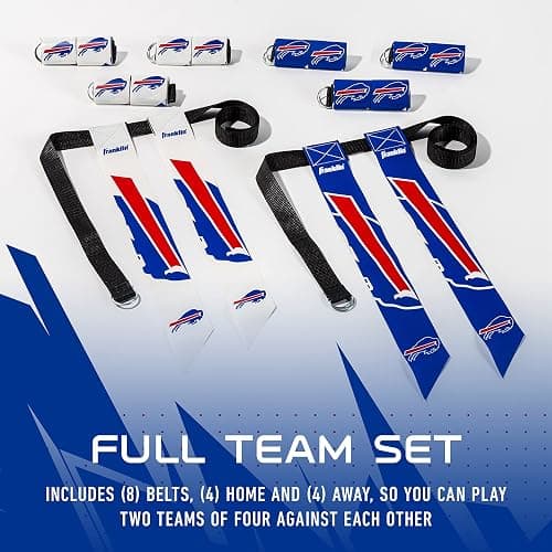 Franklin Sports NFL Team Flag Football Sets - Belts + Flags - Kids + Adults - Fits Up to 36" Waist - NFL Licensed thumbnail 3