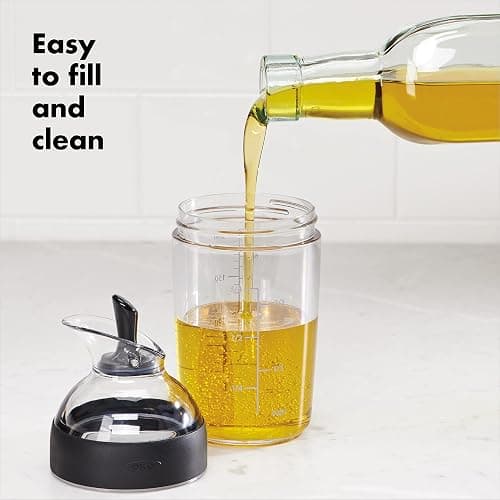 OXO Good Grips Little Salad Dressing Shaker - Black, Small thumbnail 6