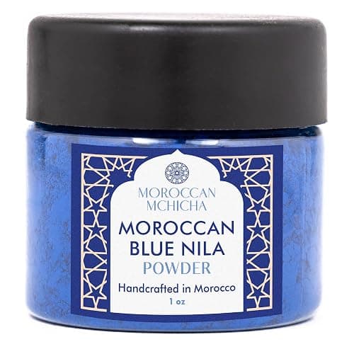 Moroccan Mchicha Moroccan Nila Powder for Skin, Nila Mask with Instructions, Moroccan Skin Care, 30 grams - Image 1