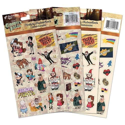Disney Gravity Falls Standard Stickers - 4 Sheet - Image 1