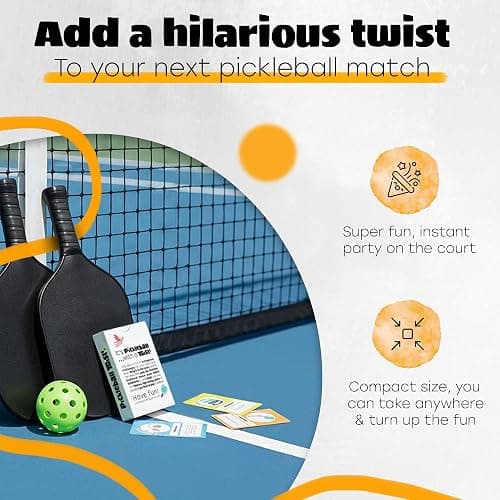 Pickleball Twist Card Game: A Hilarious High-Energy On-Court Challenge - The Ultimate Fun Gift for Pickleball Players of All Levels thumbnail 3