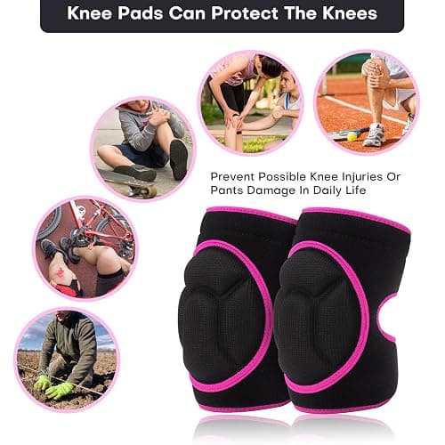 YKTSUJ Women Men Knee Pad Suitable for House Working, Floor and Carpet Cleaning, Gardening Maintain, Construction Work, High Elastic Fabric Men Knee Pads Protect Knee Safety thumbnail 3
