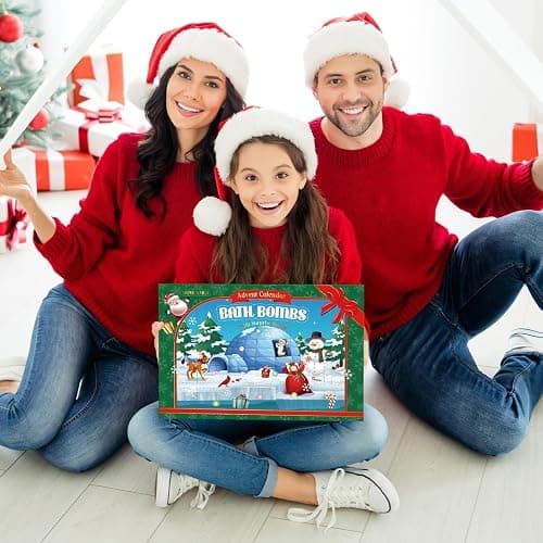 24 Pack Christmas Bath Bombs for Kids with Surprise Toys Inside, 2026 Kids Advent Calendar Bathbombs Set Bubble Bath Bombs for Christmas Stuff Gifts for Boys Girls Xmas New Year Birthday Party Favors thumbnail 2