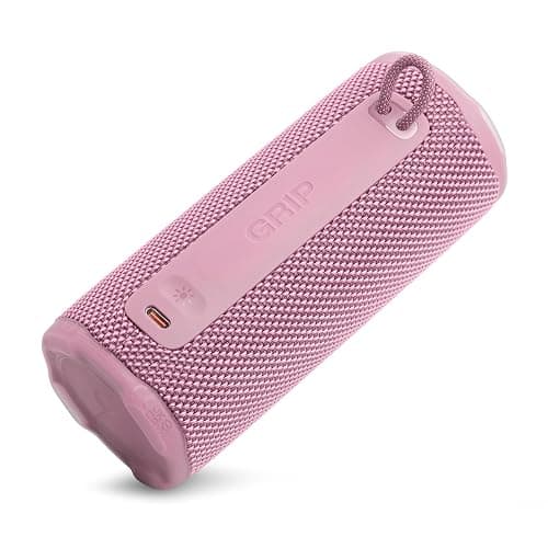 JBL Grip - Compact Bluetooth Speaker with Bold Pro Sound and Ambient Light, up to 14 Hours of Playtime, Water, Dust and Drop-Proof (IP68), & Multi-Speaker Connection with Auracast™ (Pink) thumbnail 10