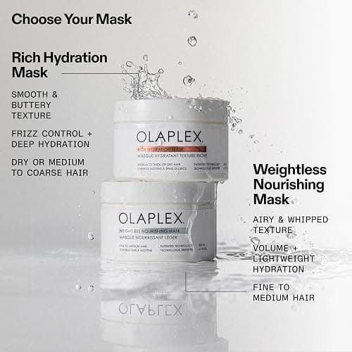 Olaplex Rich Hydration Mask | Hydration & Frizz Control, 200 mL | For Dry, Medium-To-Coarse Hair; Biomimetic Cuticle Technology; Use Weekly In Place Of Conditioner thumbnail 10