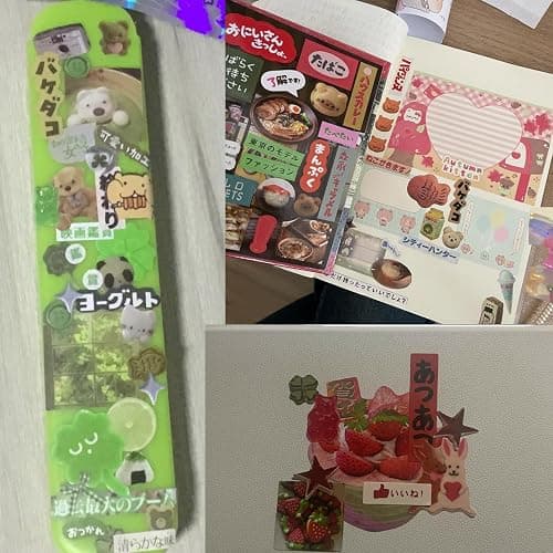 Japanese Sticker Book,45 Sheets Heisei Retro Romantic Memory Series Comic Manga Style Cute Stickers Book Aesthetic for DIY Kawaii Scrapbooking Journaling Handbook Decoration thumbnail 6