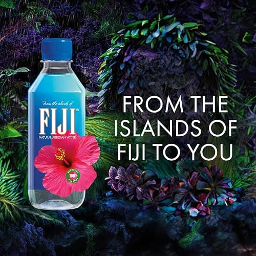 FIJI Natural Artesian Bottled Water 330mL / 11.15 Fl Ounce (Pack of 24) - 100% Natural Electrolytes - NEW thumbnail 7