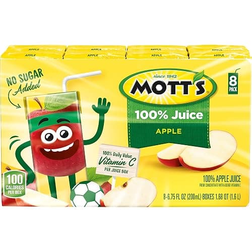 Mott's 100% Original Apple Juice, 6.75 Fl Oz Boxes, 32 Count (4 Packs Of 8), 2 Servings Of Fruit, 100% Fruit Juice, Gluten-free, Caffeine-free, Kosher, Contains No Artificial Colors Or Sweeteners thumbnail 11