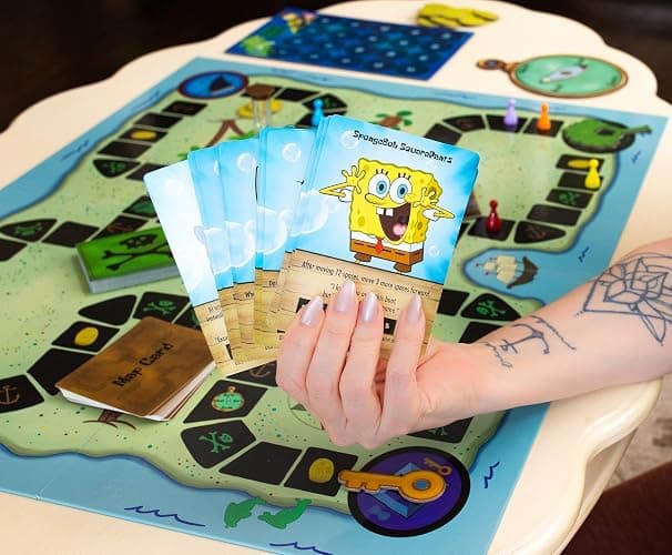 Nickelodeon Spongebob Squarepants Flying Dutchman's Treasure Hunt Board Game | Fun Family Entertainment for 2-6 Players thumbnail 7