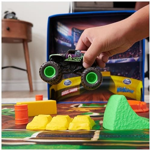 Monster Jam, Ultimate Arena Playmat & Storage with 2 Exclusive Monster Trucks, 1:64 Scale, 20 Accessories, Kids Toys for Boys and Girls Ages 4 and Up thumbnail 5