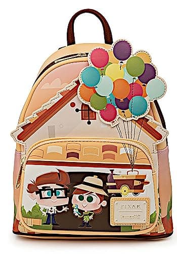 Loungefly Disney Pixar Up Working Buddies Womens Double Strap Shoulder Bag Purse,One Size - Image 1