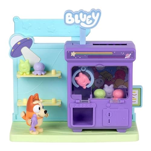 Bluey Bingo's Claw Machine Playset, Working Claw, 6 Prizes | Includes articulated 2.5in Bingo figure with Grey Dancer; from The Claw episode, kids toy ages 3+ thumbnail 6