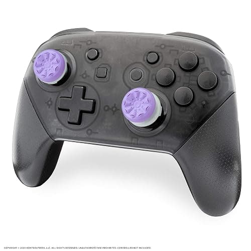 KontrolFreek FPS Freek Galaxy Performance Thumbsticks for Nintendo Switch | 1 Mid-Rise, 1 High-Rise Concave | Purple thumbnail 6