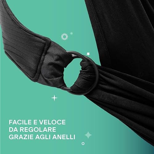 Koala Babycare Fascia neonato porta bebè - Cuddle Band 2.0 Ancora più Resistente – Fascia per neonati in cotone organico testata fino a 15 kg - Facilmente Regolabile e Unisex thumbnail 5