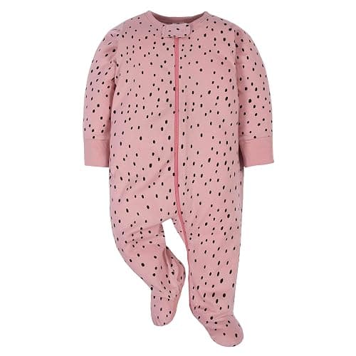 Gerber Baby Girls 4 Pack Sleep 'N Play Footie thumbnail 4