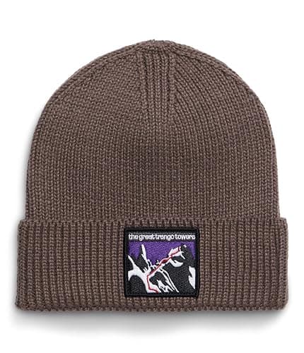 THE NORTH FACE TNF Logo Box Cuffed Beanie | Classic Fit, Rib Knit Winter Hat for Men & Women - Image 1