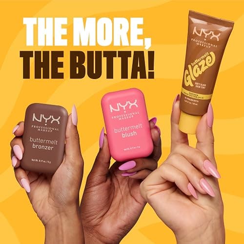 NYX PROFESSIONAL MAKEUP Buttermelt Glaze Soft Glow Skin Tint with SPF 30, Up To 12HR Wear, 01 Whipped Butta thumbnail 9