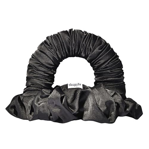The Original Sleepy Tie (Medium) | Heatless Hair Curler for Fine to Medium Hair | Best for Mid-Back to Long Length | Overnight Blowout Scrunchie for Sleeping | Damage-Free Styling (Midnight) - Image 1