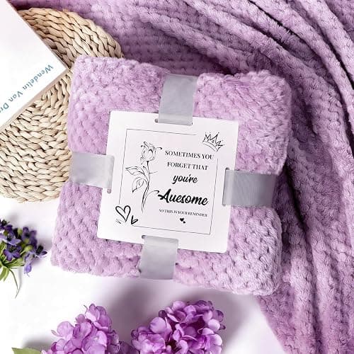 Birthday Gift for Women, Luxury Self Care Spa Gift Basket with Blanket for Mom, Wife, Sister, Friend, Girlfriend, Grandmother, Get Well Soon & Christmas gift for Her thumbnail 4