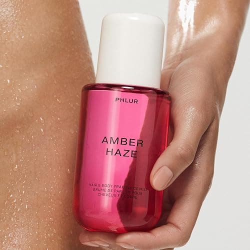 PHLUR Amber Haze Body Mist, 8 Fl Oz - Hair and Body Perfume for Women, Amber & Vanilla Body Spray with Saffron, Jasmine and Musk Fragrance | Amber & Vanilla Body Spray with Saffron, Jasmine and Musk Fragrance thumbnail 4