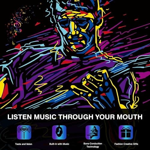 Amos Music Lollipop Candy, Audio Singing Lollipop, Individually Wrapped Natural Blueberry Flavor (1 Pack) thumbnail 3
